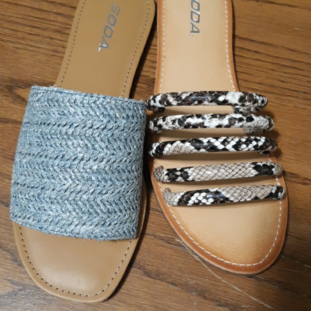Brand new soda sandals various styles